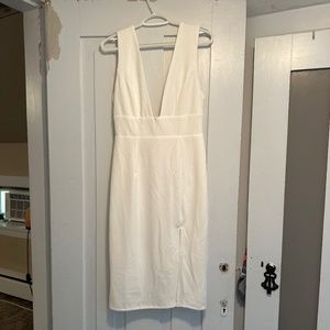 White Midi Dress